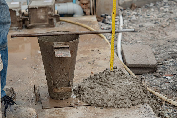 Xác định độ sụt bê tông